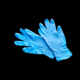 Gants Nitrile non poudrés bleus