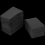 Serviette plastifiée noire 45x33 boîte de 500