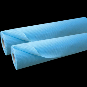 Draps d'examen plastifiés bleu - 6 rouleaux