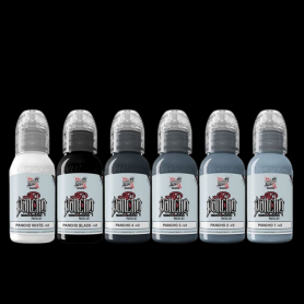 Set World Famous Limitless - A.D. Pancho Pastel Grey v2 - 6x 30 ml