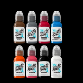 World Famous Limitless - Primary Colours Set 2 - 8x 30 ml